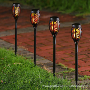 solor flame garden light